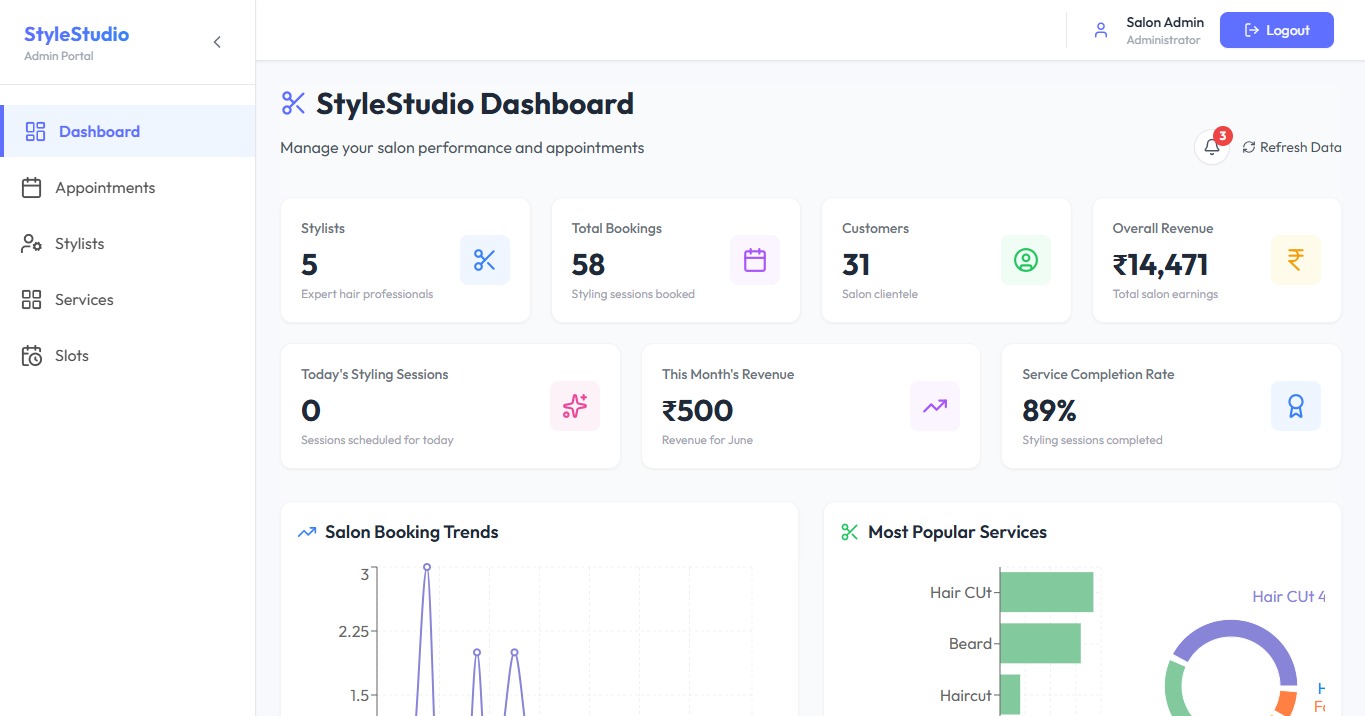 Salon Booking Software