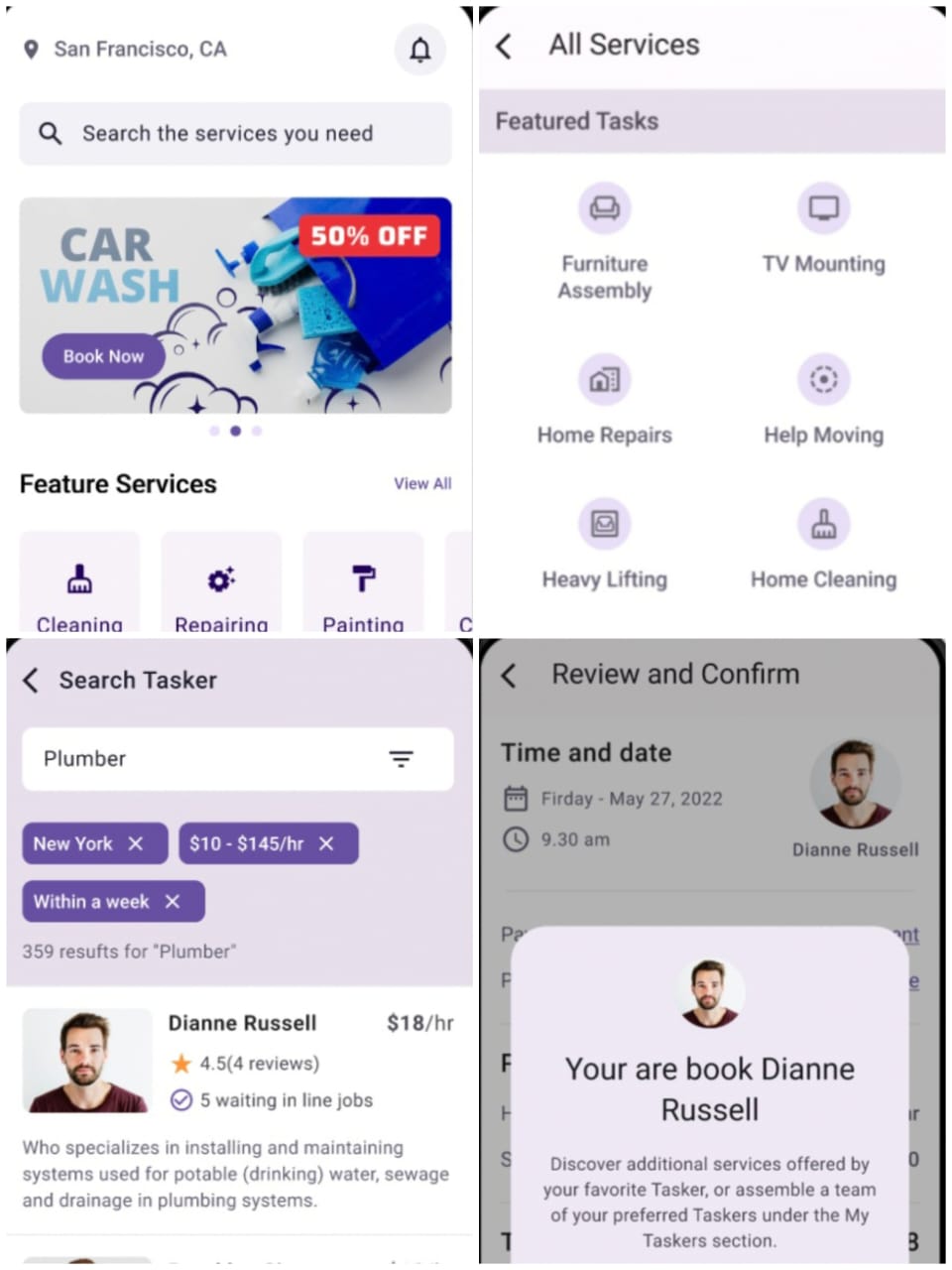 Home Services Booking App